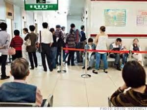 Visiting a Chinese hospital can be a long wait. Source: CNN